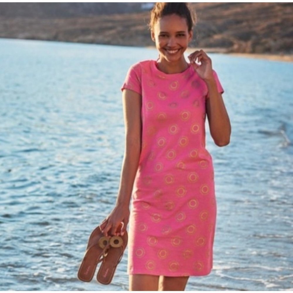 Boden Women's Pink Paulina Knit Dress Size 6L